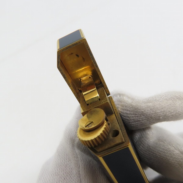 実際に弊社で買取させて頂いたCartier/カルティエ ゴールド × ネイビー ガスライターの画像 5枚目
