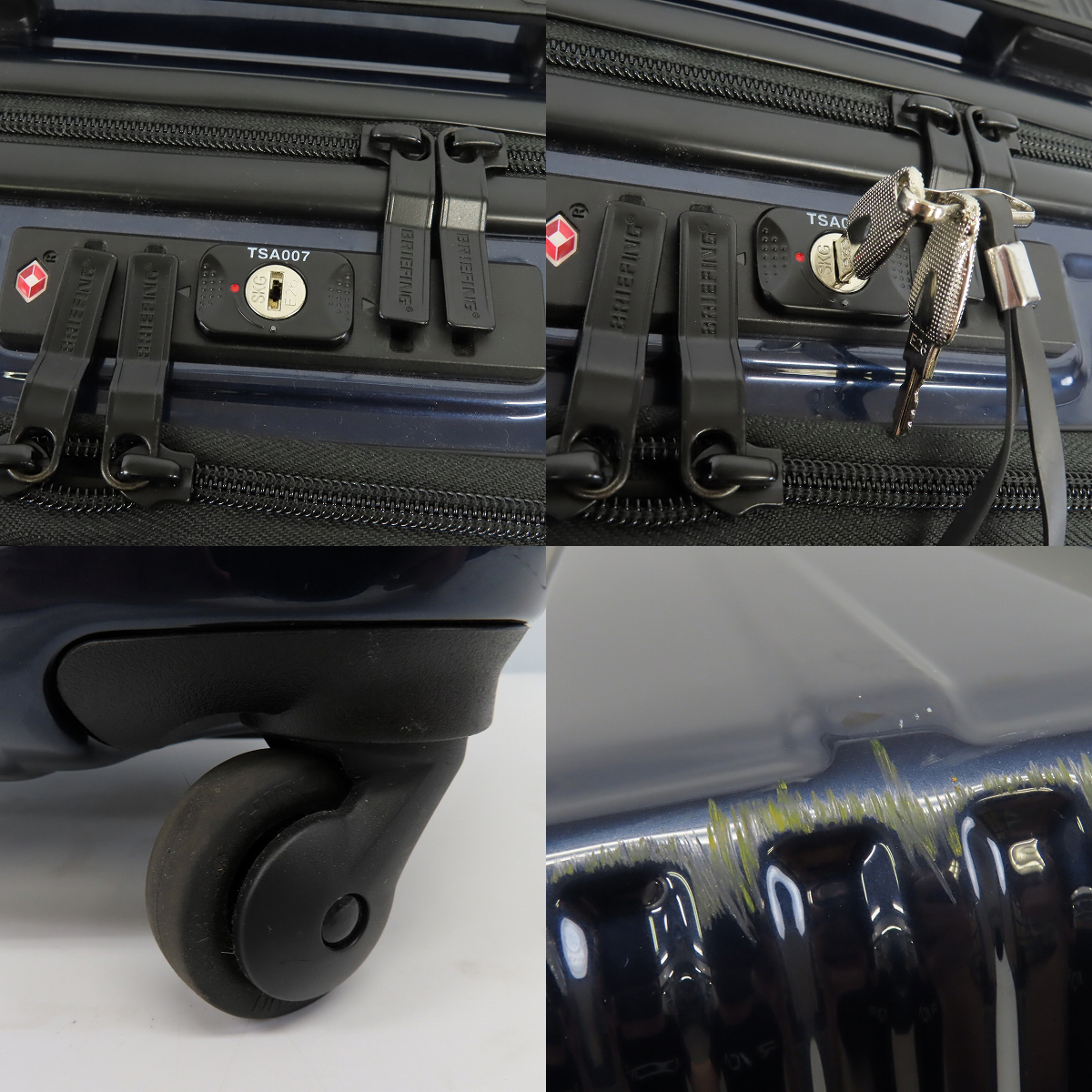 実際に弊社で買取させて頂いたBRIEFING/ブリーフィング スーツケース キャリーケース H-34F SDの画像 7枚目