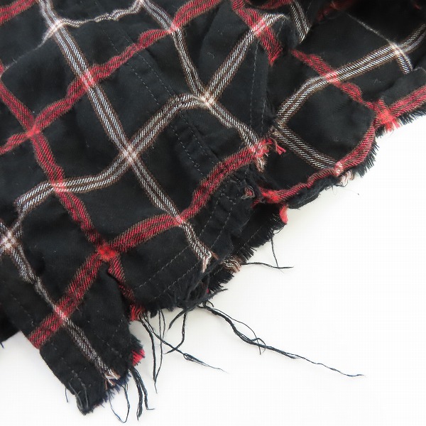 実際に弊社で買取させて頂いたLGB/ルグランブルー チェック柄 ロングシャツ SHIRT-G/M 14062 /1の画像 5枚目