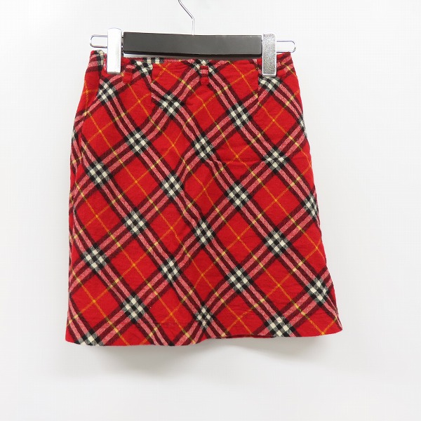 実際に弊社で買取させて頂いたBURBERRY BLUE LABEL/バーバリーブルーレーベル ノバチェック スカート /36の画像 1枚目