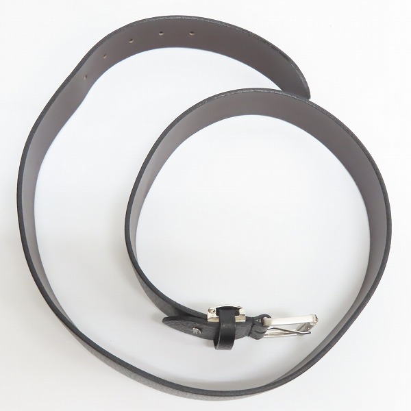 実際に弊社で買取させて頂いたLACOSTE/ラコステ シルバーバックル レザー ベルトの画像 5枚目