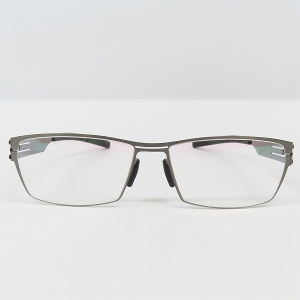 実際に弊社で買取させて頂いたic! berlin/アイシーベルリン sanetsch medium ガンメタル アイウェア/メガネフレーム/眼鏡の画像 1枚目