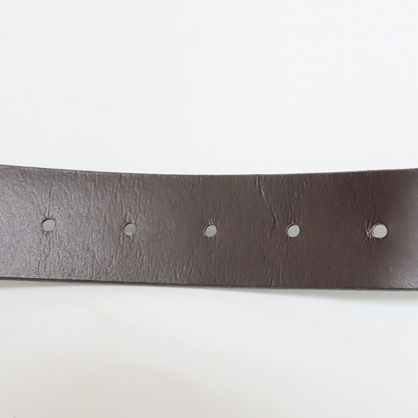 実際に弊社で買取させて頂いたLACOSTE/ラコステ シルバーバックル レザー ベルトの画像 4枚目