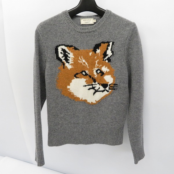 実際に弊社で買取させて頂いたMAISON KITSUNE/メゾンキツネ クルーネックニット BW00514BT3500/XS