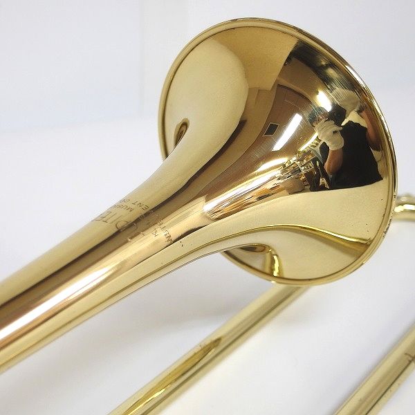 実際に弊社で買取させて頂いたJUPITER/ジュピター SST-314 スライド トランペット ゴールド ハードケース付の画像 3枚目