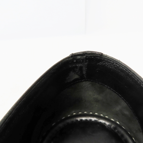 実際に弊社で買取させて頂いたGIORGIO ARMANI/ジョルジオアルマーニ ベルクロ レザーシューズ 42の画像 7枚目