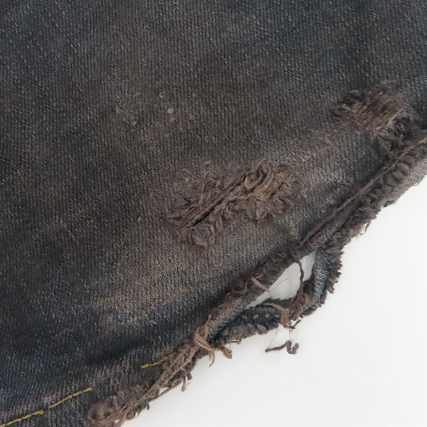 実際に弊社で買取させて頂いたHYSTERICS/ヒステリックス スタッズ フレア デニムパンツ Mの画像 7枚目