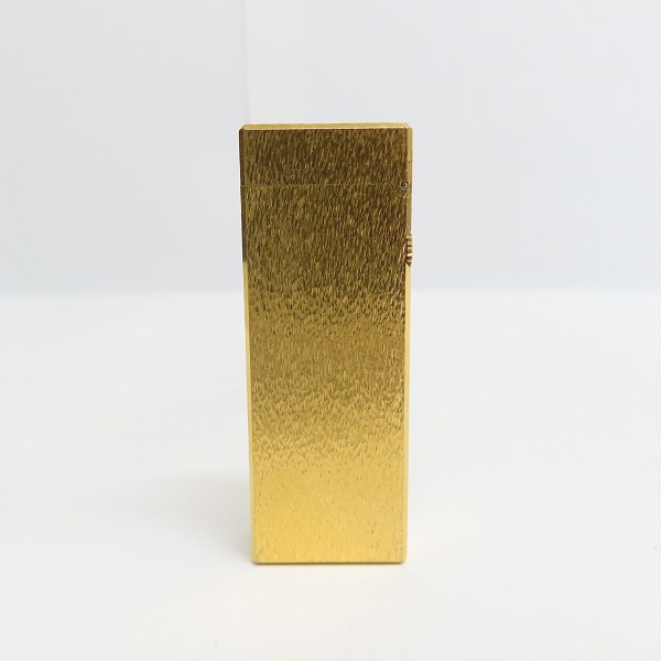 実際に弊社で買取させて頂いたdunhill/ダンヒル サイドローラーガスライター ハンマートーン ゴールドの画像 1枚目