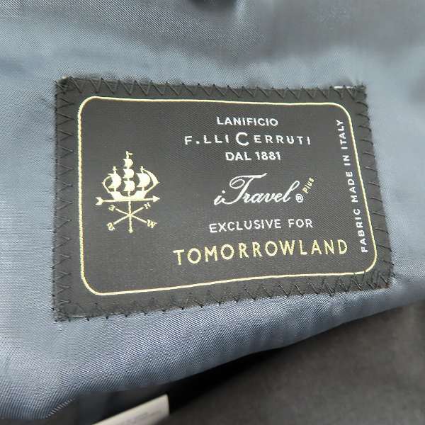 実際に弊社で買取させて頂いたTOMORROWLAND/トゥモローランド セットアップスーツ /48の画像 5枚目