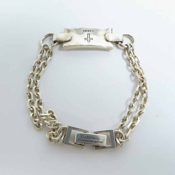 実際に弊社で買取させて頂いたGARNI/ガルニ 十字架/クロス プレート ブレスレット/バングルの画像 4枚目