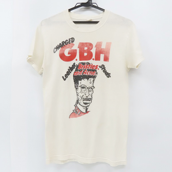 実際に弊社で買取させて頂いたCHARGED G.B.H/ジー・ビー・エイチ バンドTシャツ