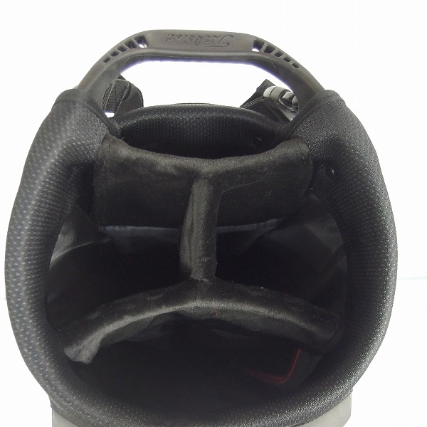 実際に弊社で買取させて頂いたTitleist/タイトリスト Players 4/プレイヤーズ4 TB21SX4 BKRD スタンドキャディバッグ ブラックｘレッド の画像 6枚目