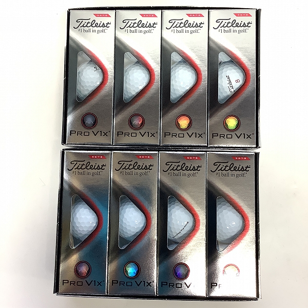 実際に弊社で買取させて頂いた【未使用】Titleist/タイトリスト PRO V1x ゴルフボール 5.6.7.8 2ダース