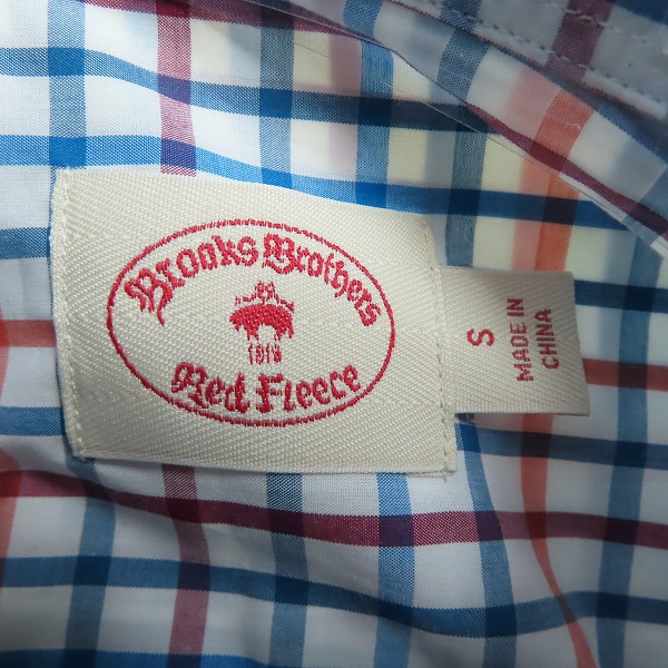 実際に弊社で買取させて頂いた【未使用】Brooks Brothers Red Fleece/ブルックスブラザーズ レッドフリース チェック B.D.シャツ 4点セットの画像 2枚目