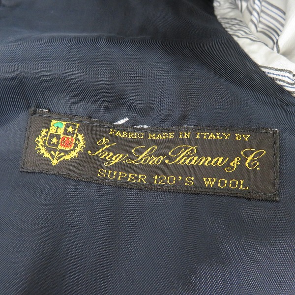 実際に弊社で買取させて頂いたBROOKS BROTHERS/ブルックスブラザーズ 2B テーラード ジャケット 金ボタン/16の画像 6枚目