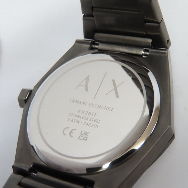 実際に弊社で買取させて頂いたARMANI EXCHANGE/アルマーニエクスチェンジ クオーツ腕時計 AX2811の画像 3枚目