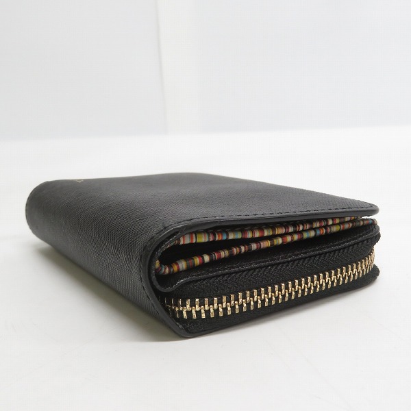 実際に弊社で買取させて頂いたPaul Smith/ポールスミス L字ファスナー レザー PSC784/二つ折りコンパクト財布/ウォレットの画像 2枚目