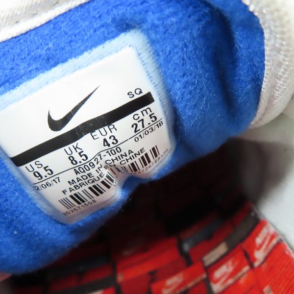 実際に弊社で買取させて頂いたNIKE×atmos/ナイキ×アトモス AIR MAX 1 PRNT/ エアマックス1 プリント 'WE LOVE NIKE' AQ0927-100 /27.5の画像 5枚目