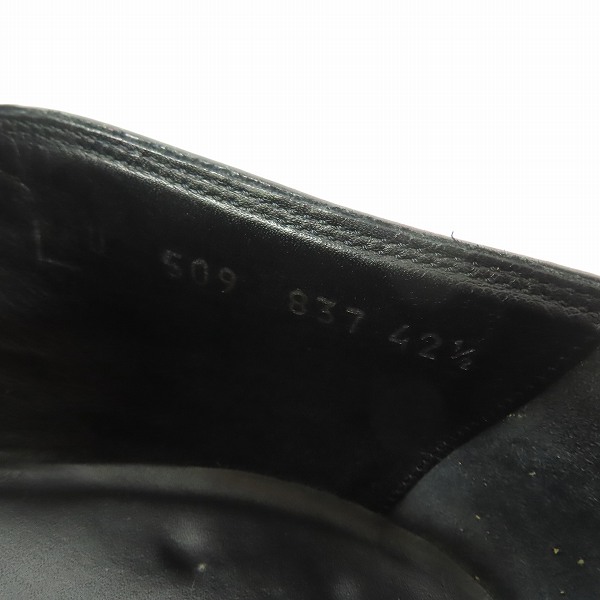 実際に弊社で買取させて頂いたGIORGIO ARMANI/ジョルジオアルマーニ レザーシューズ 42.5の画像 5枚目