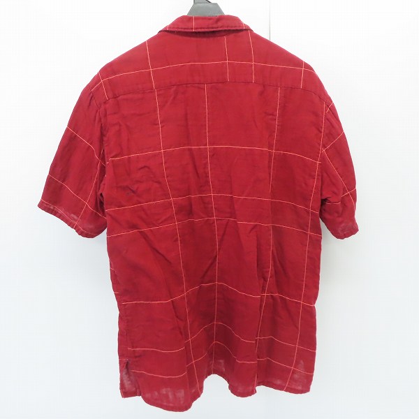 実際に弊社で買取させて頂いたBLUE BLUE/ブルーブルー ARIGATO チェック柄 H.S SHIRT/2の画像 1枚目