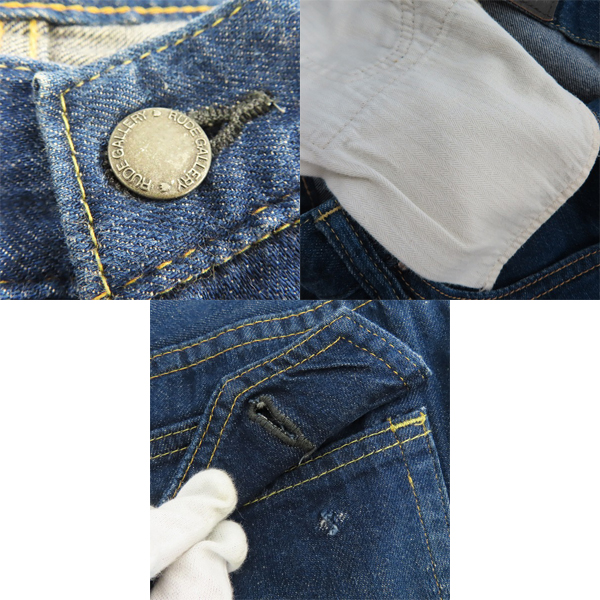 実際に弊社で買取させて頂いたRUDE GALLERY/ルードギャラリー デニムパンツ 0001807/W30L32の画像 7枚目