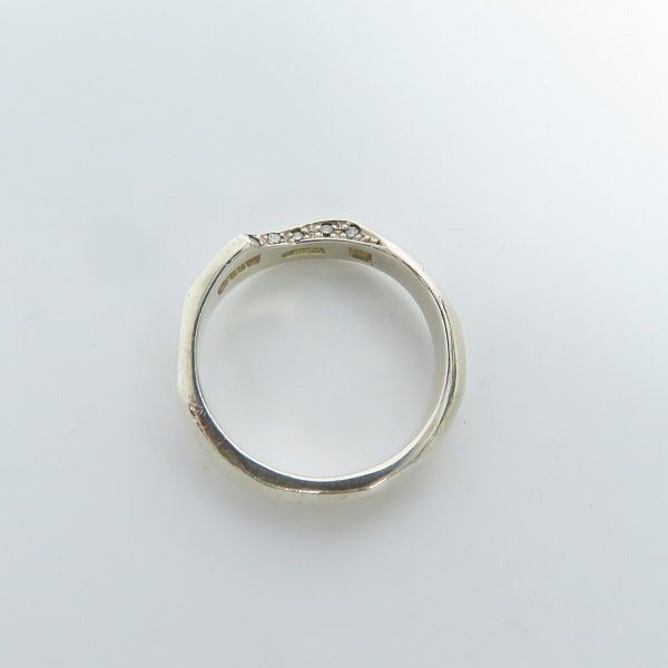 実際に弊社で買取させて頂いたGARNI/ガルニ ダイヤ付き リング/指輪 16.5-17号の画像 4枚目
