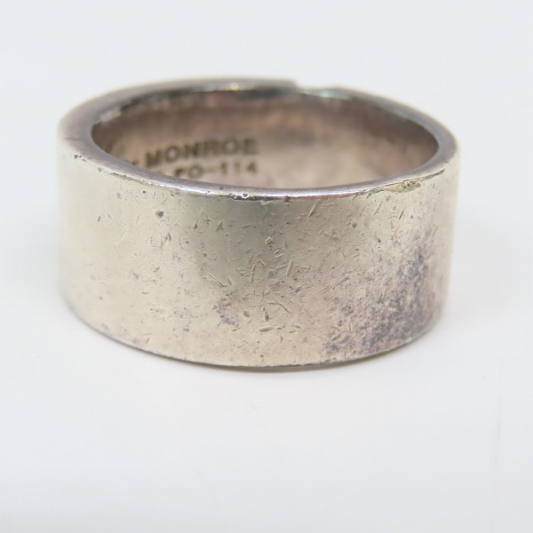 実際に弊社で買取させて頂いたDr MONROE/ドクターモンロー SV925 メッセージスカル リング FC-114SE/30号の画像 3枚目