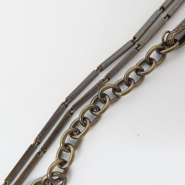 実際に弊社で買取させて頂いたCHANEL/シャネル ココマーク ダブルバー プレート ネックレス 1999年の画像 5枚目