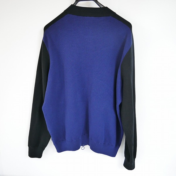 実際に弊社で買取させて頂いたARMANI EXCHANGE/アルマーニエクスチェンジ バイカラー ジップアップニット 3LZE2L/ZM1TZ/Lの画像 1枚目