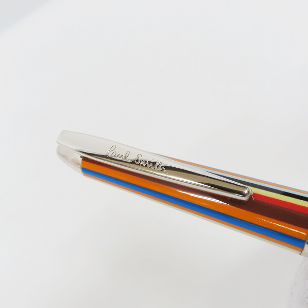 実際に弊社で買取させて頂いたPaul Smith/ポールスミス マルチストライプボールペン ペンケース付きの画像 2枚目