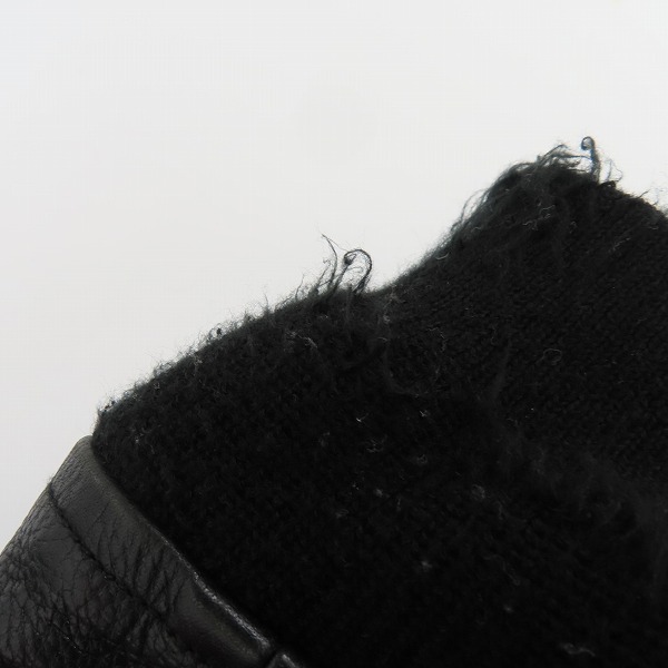 実際に弊社で買取させて頂いたBLACKTOP MOTORCYCLE/ブラックトップモーターサイクル バックペイント 山羊革 レザージャケット BT09FW-KJ04/Mの画像 4枚目