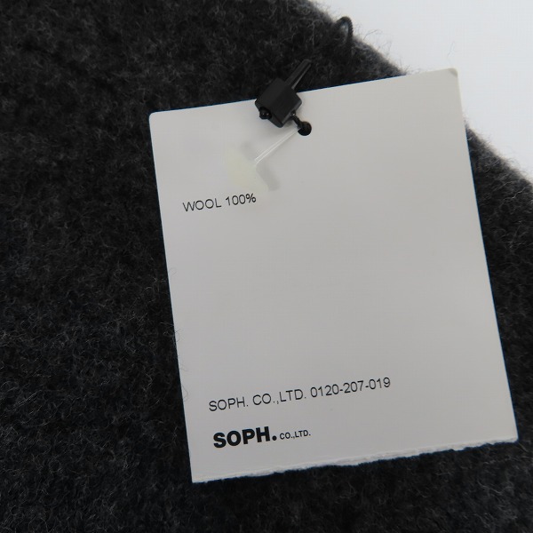 実際に弊社で買取させて頂いたuniform experiment/ユニフォームエクスペリメント 18AW LAMBS WOOL BASIC CREW NECK KNIT/ニット UE-189082/2の画像 6枚目