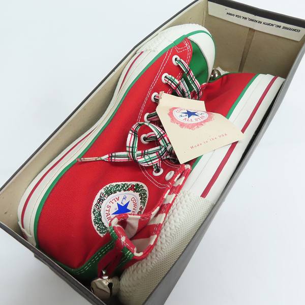 CONVERSE/コンバース ハイカットスニーカー クリスマスHI 鈴付き USA製 