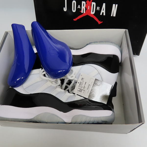 実際に弊社で買取させて頂いた【未使用】NIKE/ナイキ AIR JORDAN 11 CONCORD/エアジョーダン11 コンコルド 378037-100/28の画像 6枚目