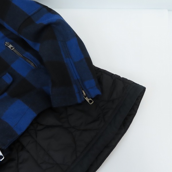 実際に弊社で買取させて頂いたDIESEL BLACK GOLD/ディーゼル ブラック ゴールド 中綿 ジャケット/46の画像 7枚目