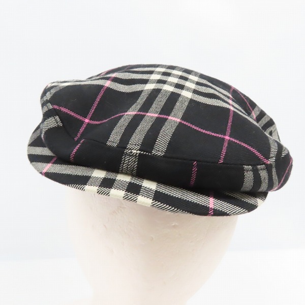 実際に弊社で買取させて頂いたBURBERRY GOLF/バーバリーゴルフ 帽子/ハンチングキャップ ノバチェック BGK10-504-09