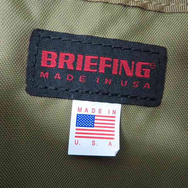実際に弊社で買取させて頂いたBRIEFING/ブリーフィング PG AT POUCH WIDE ポーチショルダーバッグ ベージュ系 BRM203A09の画像 4枚目