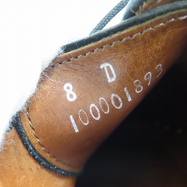 実際に弊社で買取させて頂いたBrooks Brothers/ブルックスブラザーズ ストレートチップ レザーシューズ/8の画像 5枚目