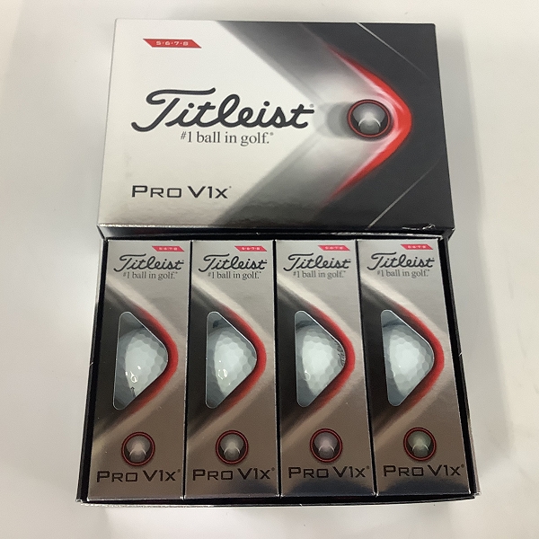 実際に弊社で買取させて頂いた【未使用】Titleist/タイトリスト PRO V1x ゴルフボール 1ダース