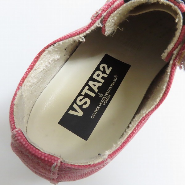 実際に弊社で買取させて頂いたGOLDEN GOOSE/ゴールデングース GGDB VSTAR2 スニーカー/41の画像 4枚目