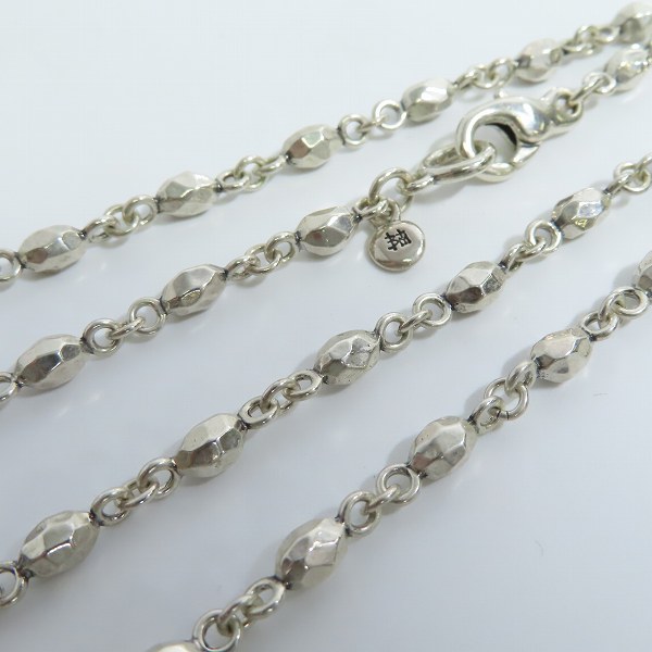 実際に弊社で買取させて頂いたBloody Mary/ブラッディマリー アレーナチェーン 砂 BMN256/60cm