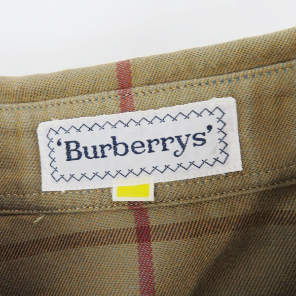実際に弊社で買取させて頂いたBURBERRYS/バーバリーズ チェック柄長袖シャツ FE001-142/7の画像 2枚目