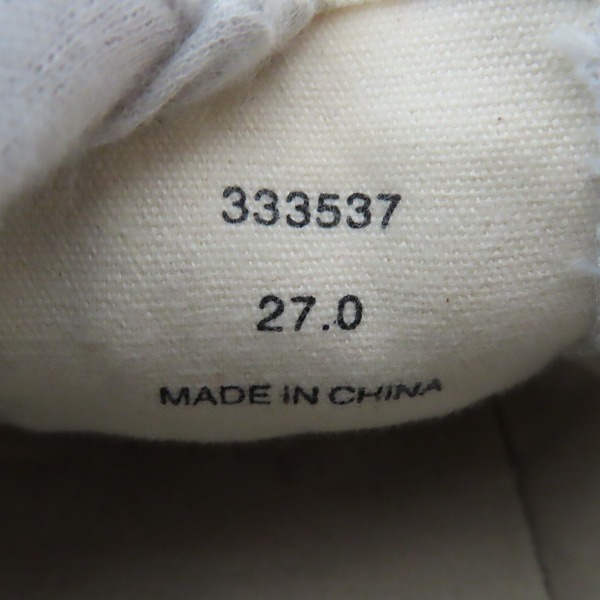 実際に弊社で買取させて頂いたMIHARA YASUHIRO × GU/ミハラヤスヒロ × ジーユー ローカットスニーカー 333537/27.0の画像 5枚目