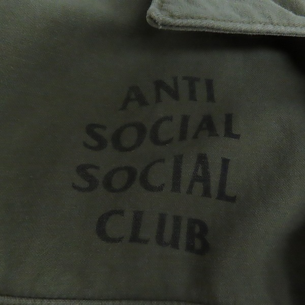 実際に弊社で買取させて頂いたアンチソーシャルソーシャルクラブ×ヒステリックグラマー 20SS ミリタリー シャツ 02201AH14/Lの画像 6枚目