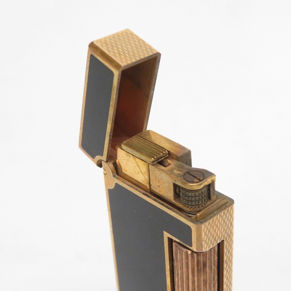 実際に弊社で買取させて頂いたdunhill/ダンヒル サイドローラーガスライター ブラックの画像 6枚目