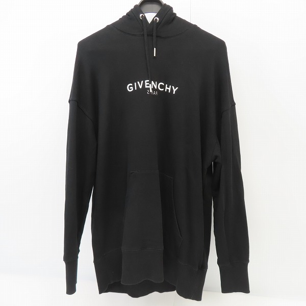 実際に弊社で買取させて頂いた【JPタグ】GIVENCHY/ジバンシー 22 SS ロゴプリント オーバーサイズフーディー/パーカー BWJ01Z3Z5W/L