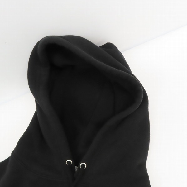 実際に弊社で買取させて頂いたretaW×FRAGMENT design/リトゥ×フラグメントデザイン ロゴプリント プルオーバーパーカー ブラック/Lの画像 4枚目