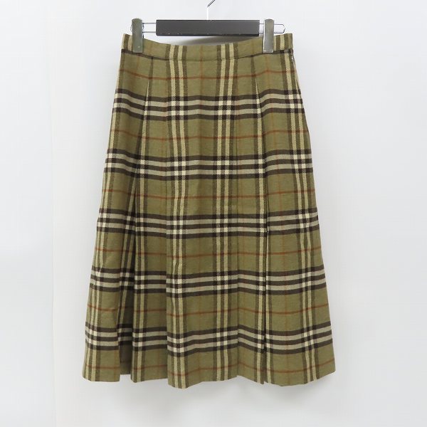 実際に弊社で買取させて頂いた【難あり】Burberrys/バーバリーズ 90s ノバチェック プリーツスカート/011AB2