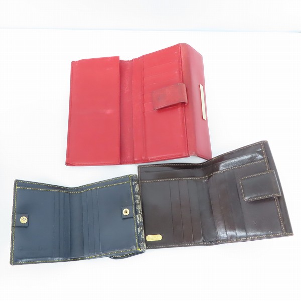 実際に弊社で買取させて頂いたグッチ/クリスチャンディオール/フェンディ ズッカ柄 レザー切替 二つ折り財布/GG柄長財布/等/3点セットの画像 3枚目