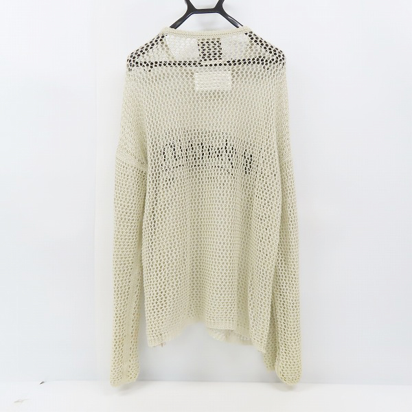 実際に弊社で買取させて頂いたMaison MIHARA YASUHIRO/メゾンミハラヤスヒロ メッシュ ロングスリーブカットソー A00PO511/48の画像 1枚目